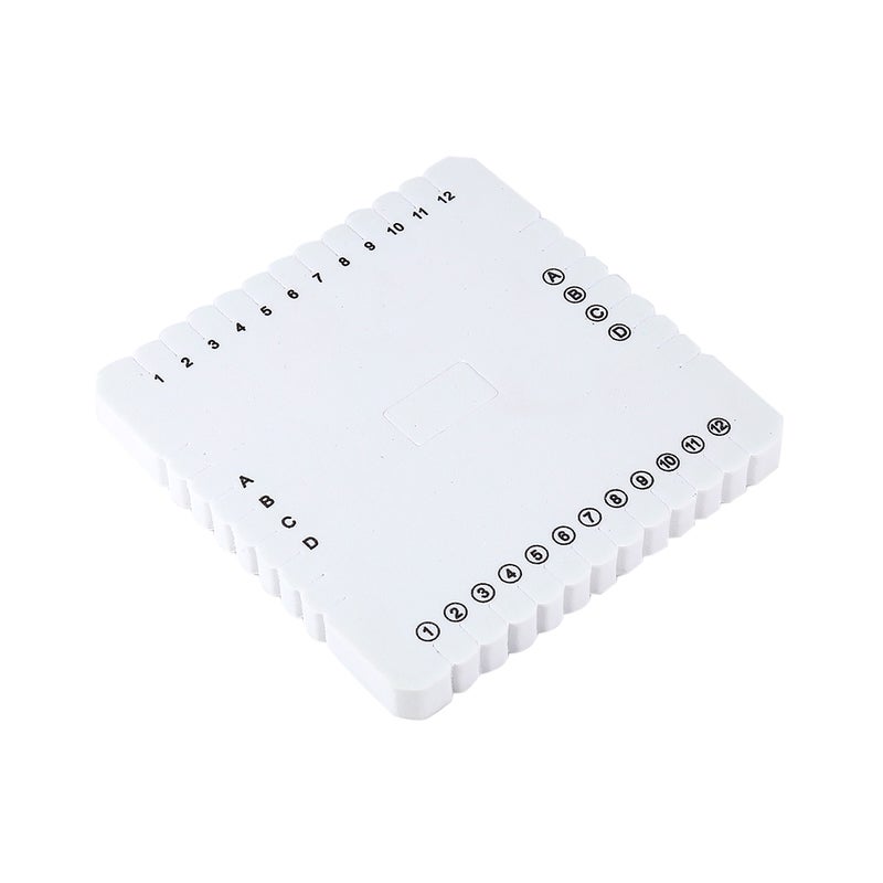 White Square EVA Foam Thread Disk Braiding Plate Braided Weaving Board(105mm) - Image 4