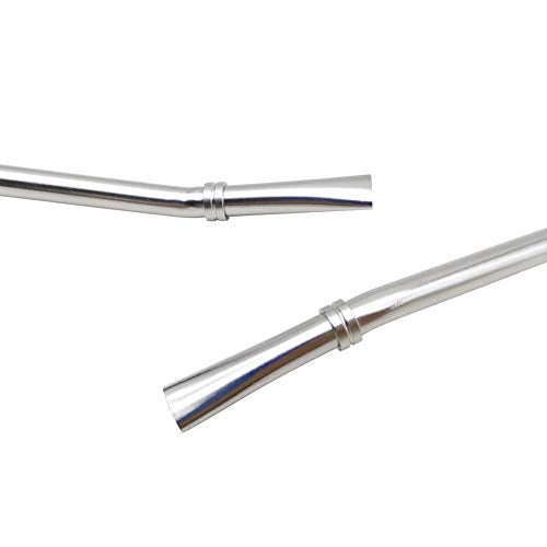 GFDesign Yerba Mate Bombilla Gourd Drinking Filter Straws Stirrer Food-Grade 18/8 Stainless Steel - Set of 2 with 2 Cleaning Brushes - 7.5 Inches Long - Image 3