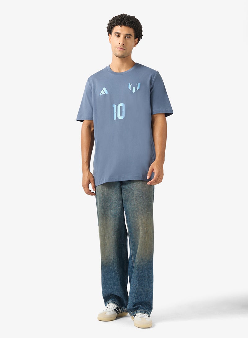 Adidas Messi Name & Number Graphic T-Shirt - Image 4