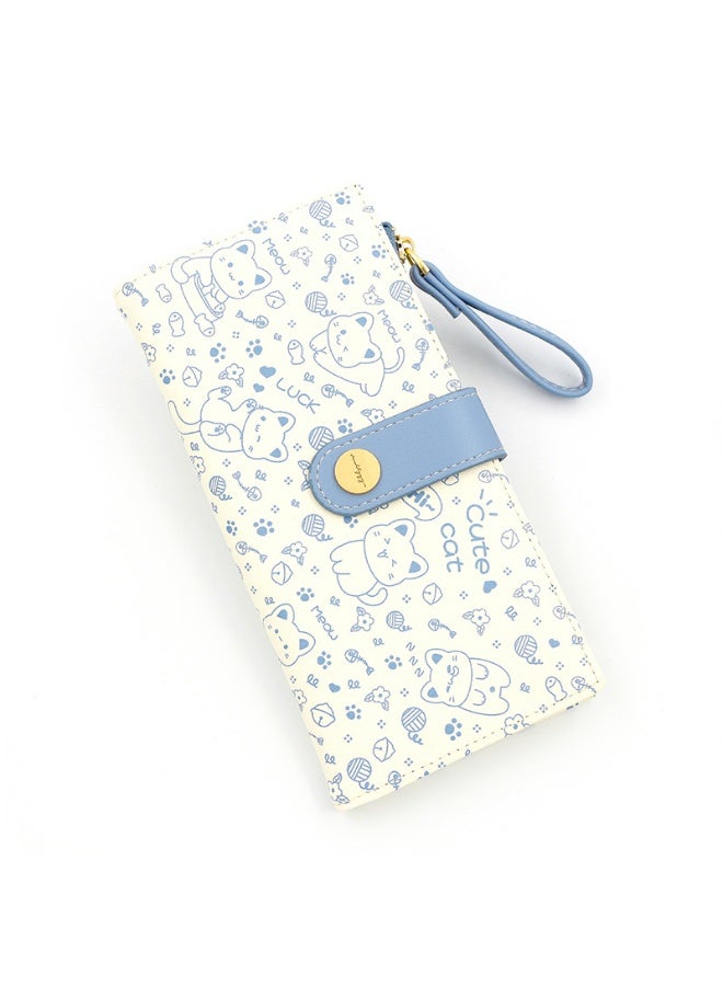 NIBEMINENT Cute Japanese Long Cat Wallet - A Must-Have Fashion Choice for Girls  - Image 1