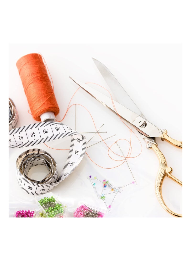 SYOSI 1200 Pieces Multicolor Head Pins, Straight Pins Jewelry Decoration Pins Dressmaker Pins Assorted Colors Sewing Pins Crafting Pins for Dressmaker Jewelry Decoration Sewing Projects(1.57inch) - Image 5