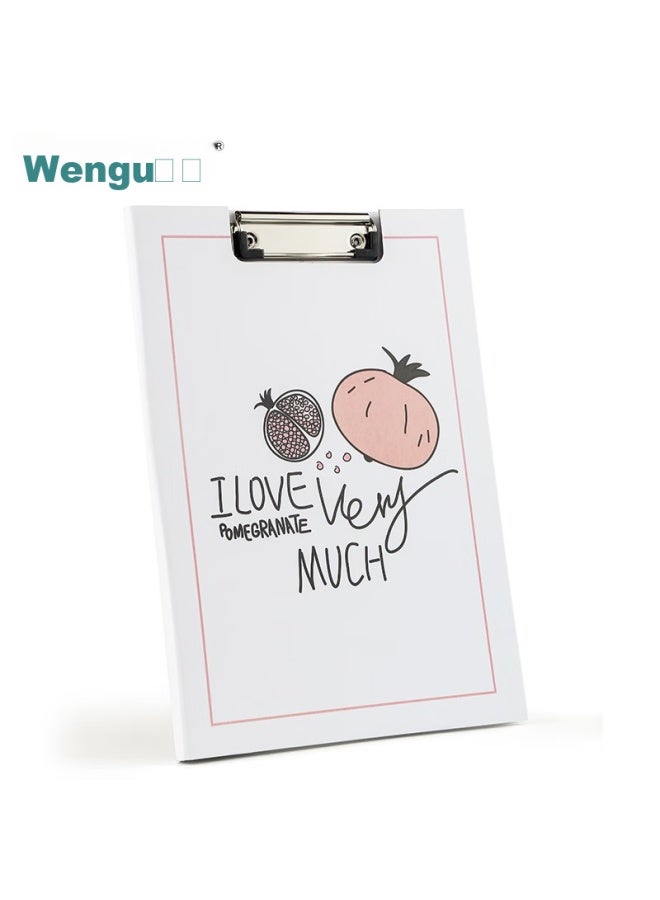 Wengu Stationery A4 File Folder Board, Cute Student Exam Paper Folder, Doent Folder, Paper Board Folder, Writing Pad, Report Folder Sf024c - Image 1