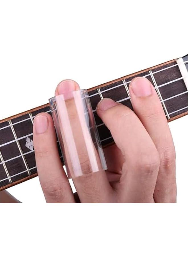 Generic 3 Pcs Clear Glass Guitar Slides 51MM 60MM 70MM Finger Slides for Electric Bass Guitar, Guitar Slides, Guitar and Bass Accessories  - Image 3
