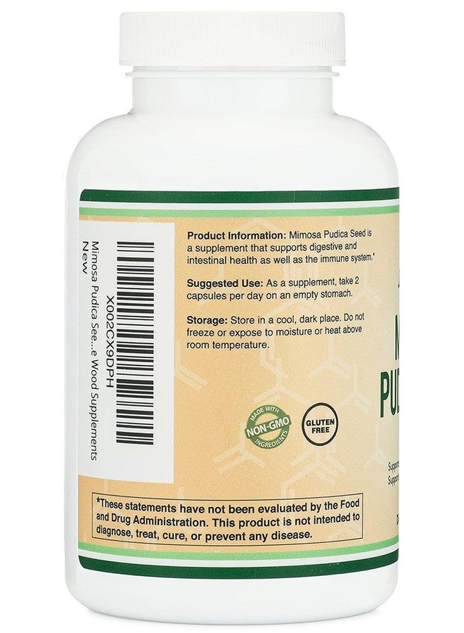 Double Wood Supplements Mimosa Pudica Seed Capsules (180 Capsules, 3 Month Supply) 1000mg, for Digestive Support, by Double Wood - Image 3