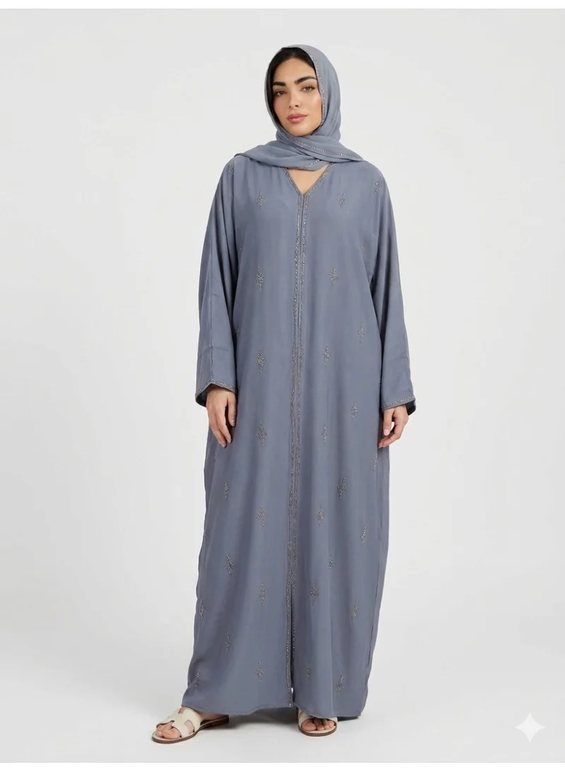 عباءات ريم Women's Abaya with Matching Sheila