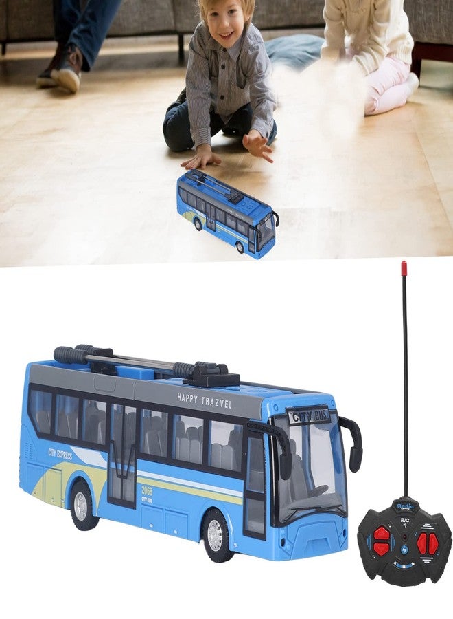 Naroote Remote Control Bus Toy, Blue, RC School Bus Driving in All Directions for Kids (Ages 3-8), Unisex, Children - Image 2