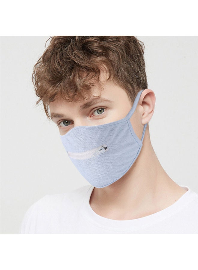NIBEMINENT Washable Protective Zipper Openable Mask - Image 4