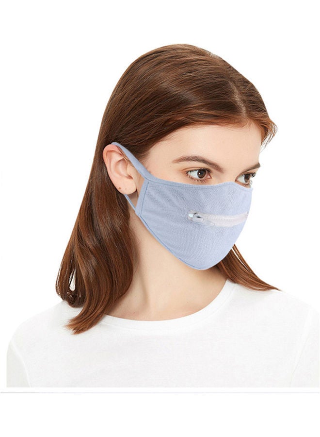 NIBEMINENT Washable Protective Zipper Openable Mask - Image 5