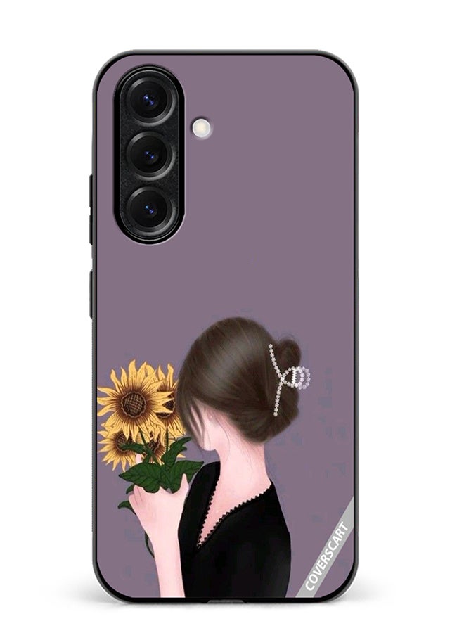 Protective Case Cover For Samsung Galaxy S25 Plus Sunflower Design Multicolour
