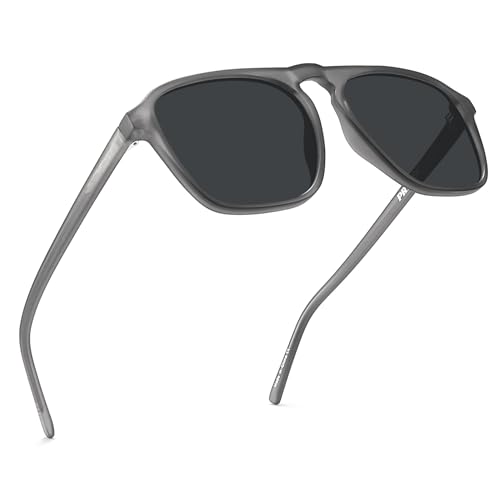 PRIVEL XXL Size Extra Large 159MM Polarized Square Aviator Sunglasses Big Wide Heads Men Ultralight UV400 Protection Glasses (PMX012P-6) - Image 1