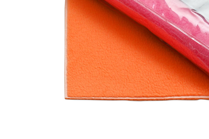 Waterproof Quick Dry Sheet for Baby| Bed Pad Anti-Piling Fleece Extra Absorbent Washable Matress Protector| Baby Bed Protector Sheet for Toddler Children. (Orange, Medium)  - Image 4