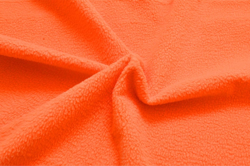 Waterproof Quick Dry Sheet for Baby| Bed Pad Anti-Piling Fleece Extra Absorbent Washable Matress Protector| Baby Bed Protector Sheet for Toddler Children. (Orange, Medium)  - Image 2