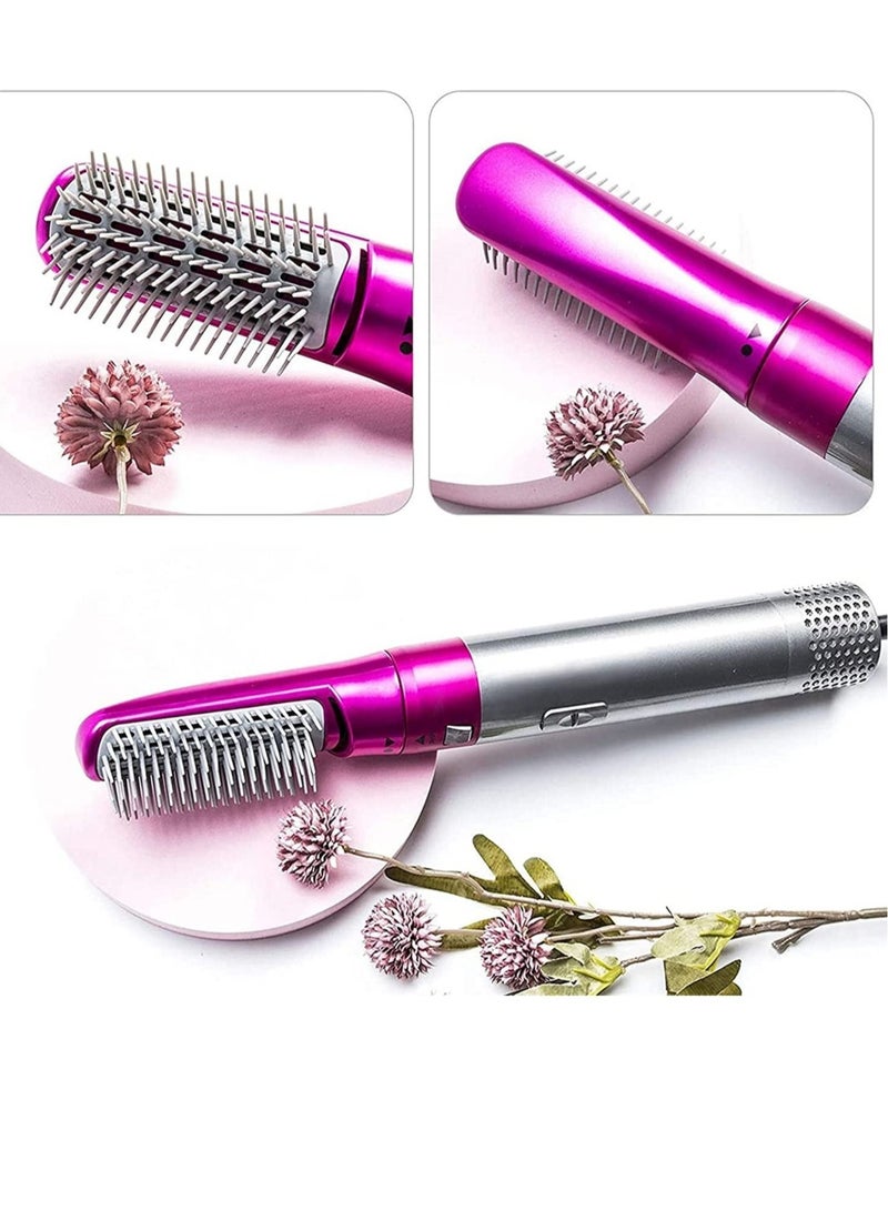 5 in 1 Curling Wand Set Fast Heating Hot Air Comb Dual-Purpose Curling Straightener Iron Automatic Curling Iron for Multiple Hair Types and Styles Gift for Girls Wom - Image 4
