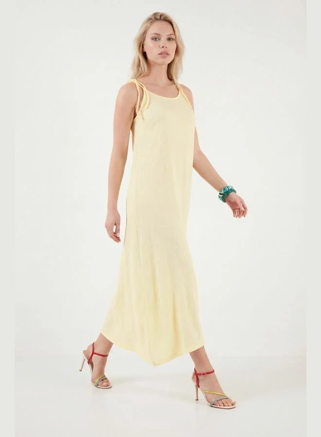 Lela  Lela Regular Fit Strappy Long Dress Women's Dress 5865732 for Women | Best Price UAE