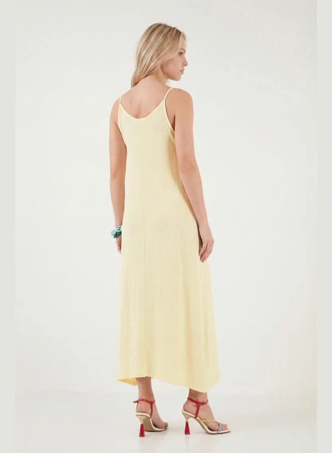 Lela  Lela Regular Fit Strappy Long Dress Women's Dress 5865732 for Women | Best Price UAE