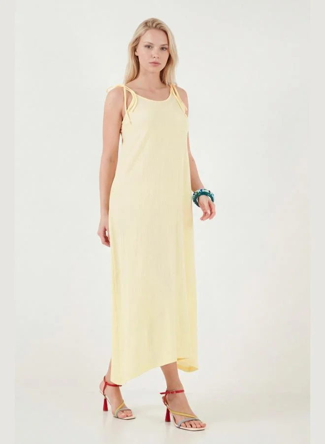 Lela  Lela Regular Fit Strappy Long Dress Women's Dress 5865732 for Women | Best Price UAE