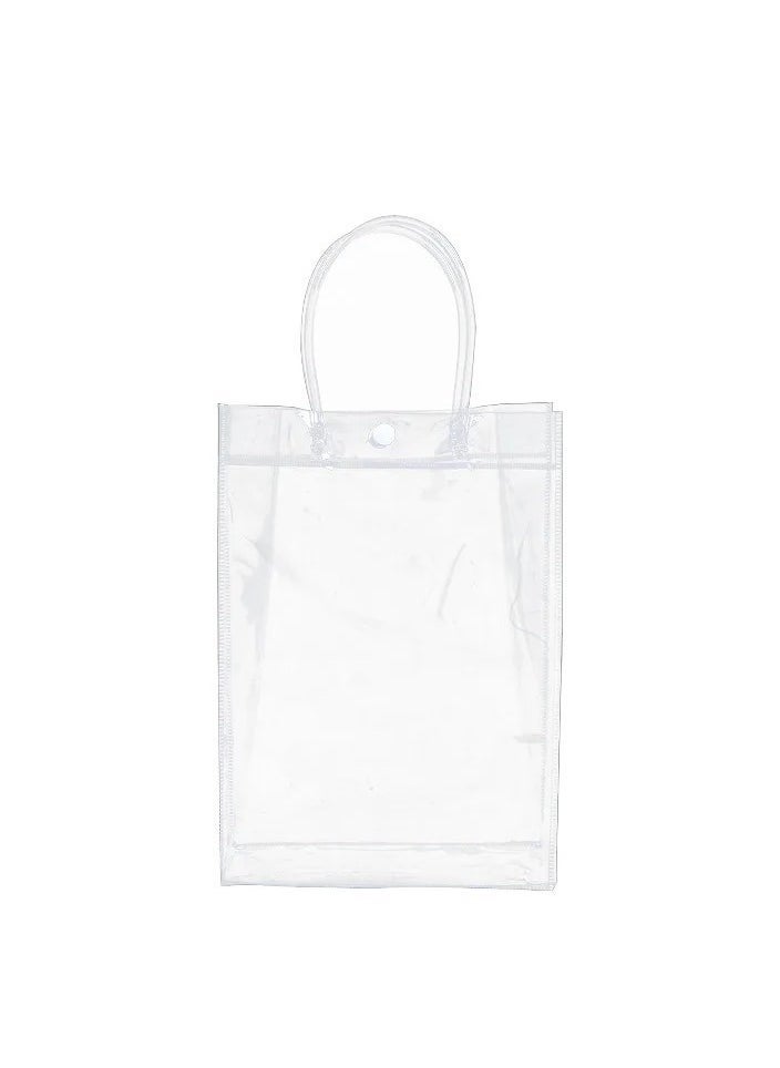 Generic - Set of 10 Small Transparent Gift Bags, Perfect for Parties, Birthdays, and Special Celebrations - Image 1