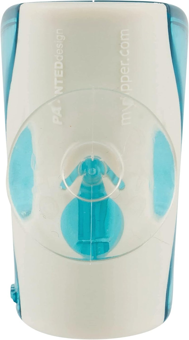 Flipper Toothbrush Cover & Toothbrush Flp Twigo Basic Combo Pack, Soft Bristles, For Adults, Made in Malaysia - Ocean Blue - Image 4