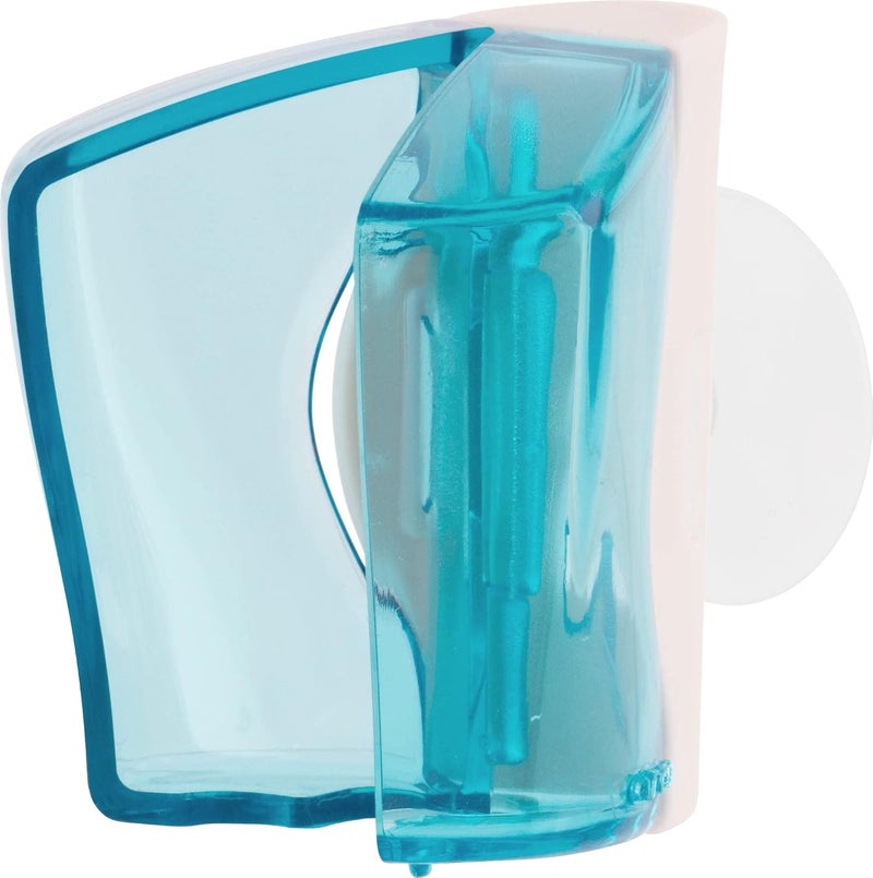 Flipper Toothbrush Cover & Toothbrush Flp Twigo Basic Combo Pack, Soft Bristles, For Adults, Made in Malaysia - Ocean Blue - Image 3