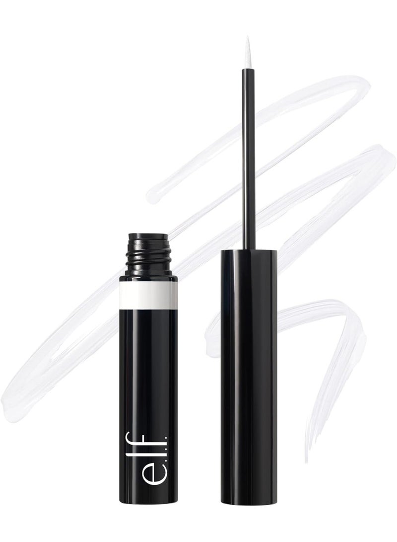 elf H2O Proof Inkwell Eyeliner Pen, Highly Pigmented, Waterproof Liquid Eyeliner, Matte Finish, Vegan & Cruelty Free, White Out - Image 1