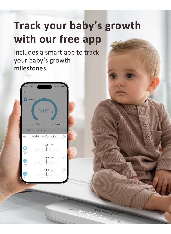 GROWNSY Baby Scale Smart Baby Weight Scale - Image 2