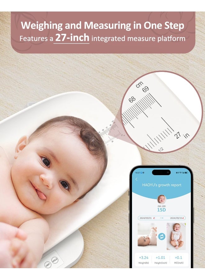 GROWNSY Baby Scale Smart Baby Weight Scale - Image 5