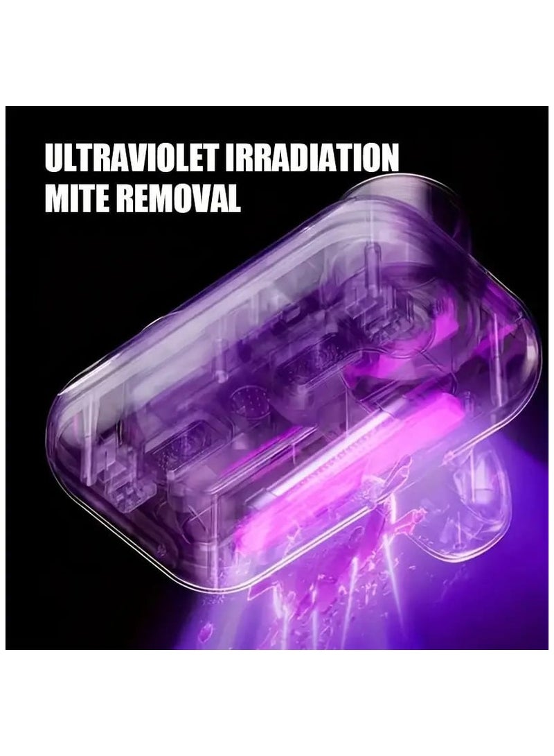 مكنسة كهربائية لاسلكية 5 في 1 ، مدعومة بضوء UV-C وتقنية الموجات فوق الصوتية ، شفط قوي 16Kpa ، ضوضاء منخفضة ، مناسبة للغبار ، شعر الأليفة ، إلخ. - Image 2