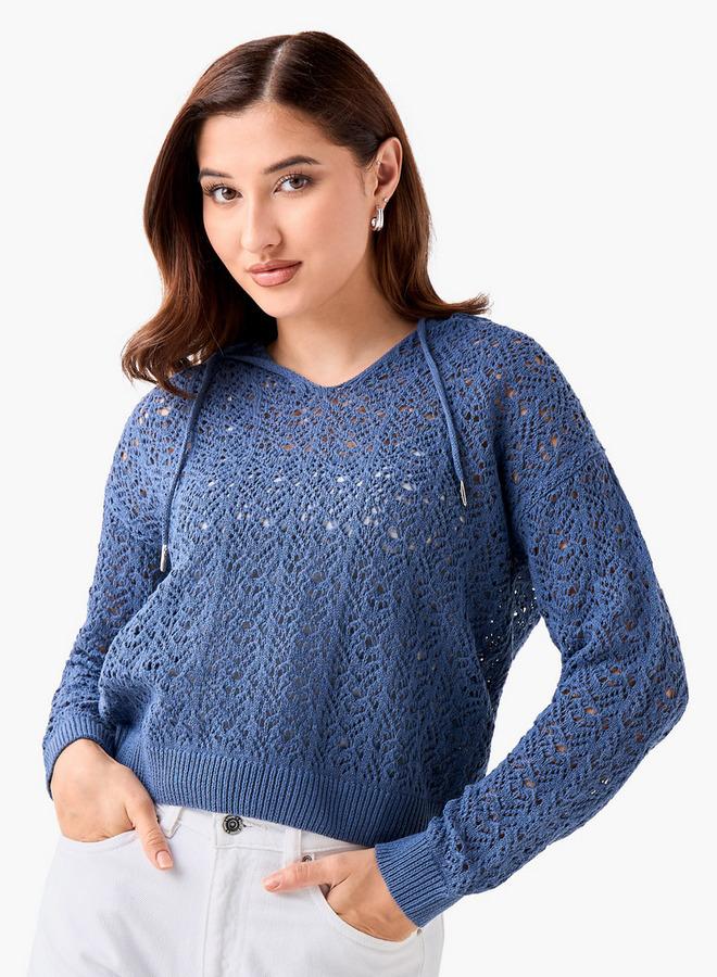 لي كوبر سويتر بنسيج شبكي - Image 1