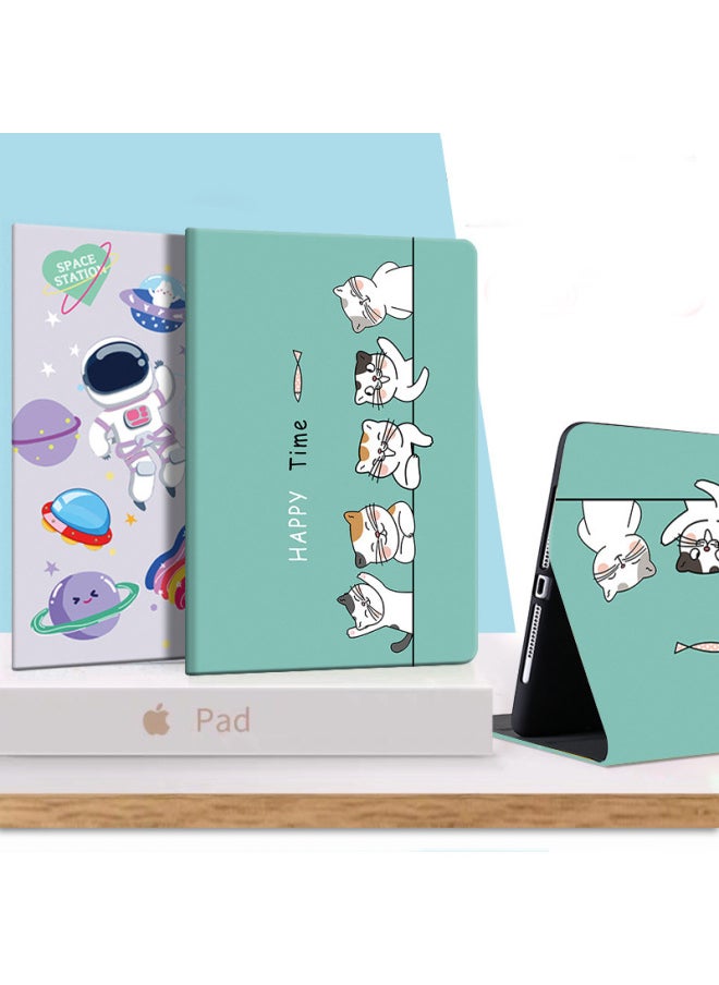 Applicable To Samsung Tab A8 10.5-inch/A7 Lite T220/A7 T500 X200 Tablet Protective Case/Shell-Color:Map-Applicable Model:TAB A7 10.4 T500 2020