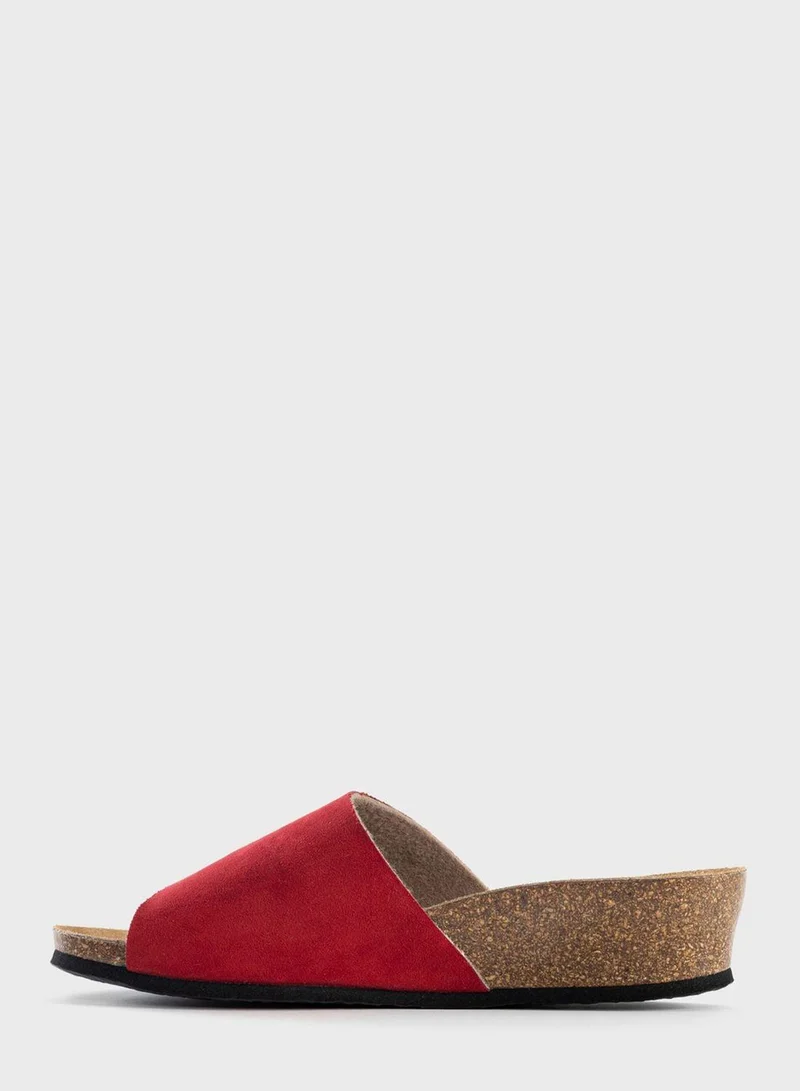 BAYTON Ventura X Strap Wedge Sandals