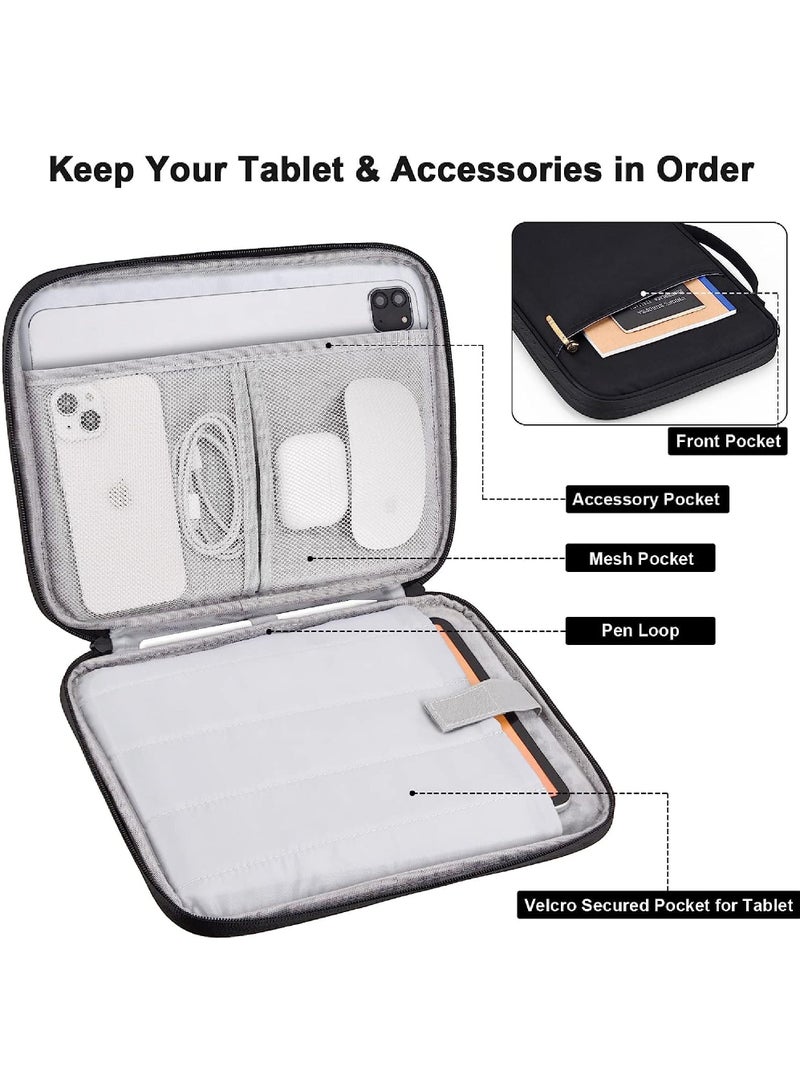 روك بو الكمبيوتر اللوحي القضية 2022 | 11 | 10.2 | 10.9 | الهواء باد 5 4 | 10.5 | الهواء باد 3 2 | 9.7 | باد غالاكسي تاب A8 10.5 حقيبة واقية - Image 3