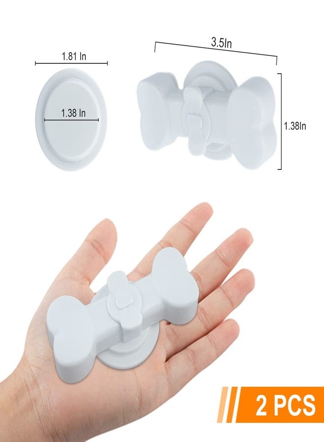 JEKABA 2 Pack Potty Training Pad Magnetic Holder Compatible for Leg-Lifting with Strong Adhesive and Magnets for Any Size Puppy Pads Indoor Dogs House Wall - Image 3