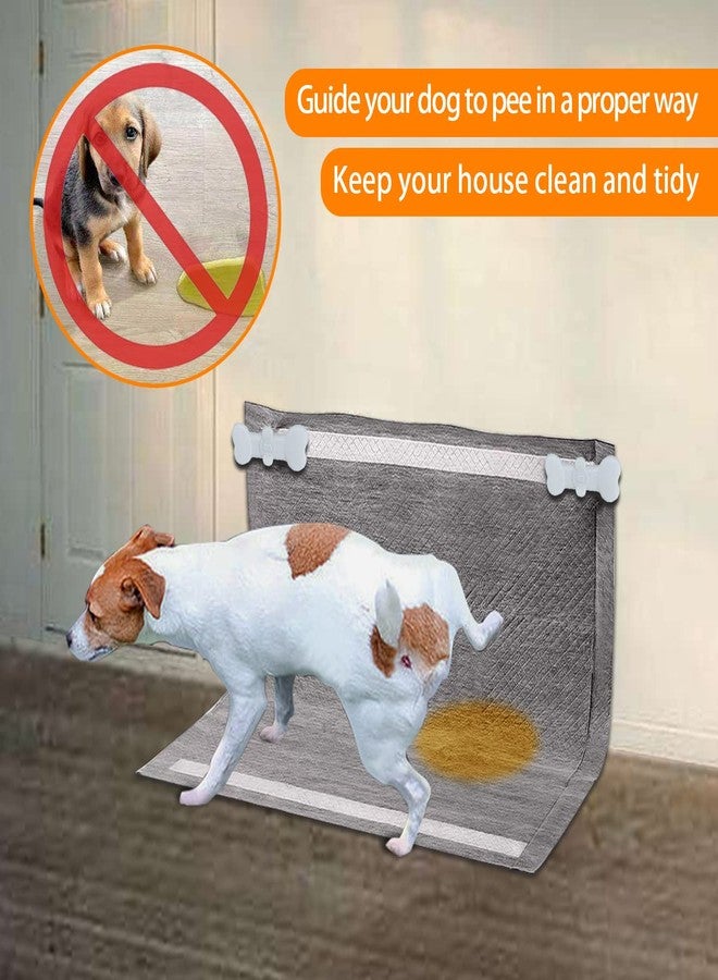 JEKABA 2 Pack Potty Training Pad Magnetic Holder Compatible for Leg-Lifting with Strong Adhesive and Magnets for Any Size Puppy Pads Indoor Dogs House Wall - Image 5