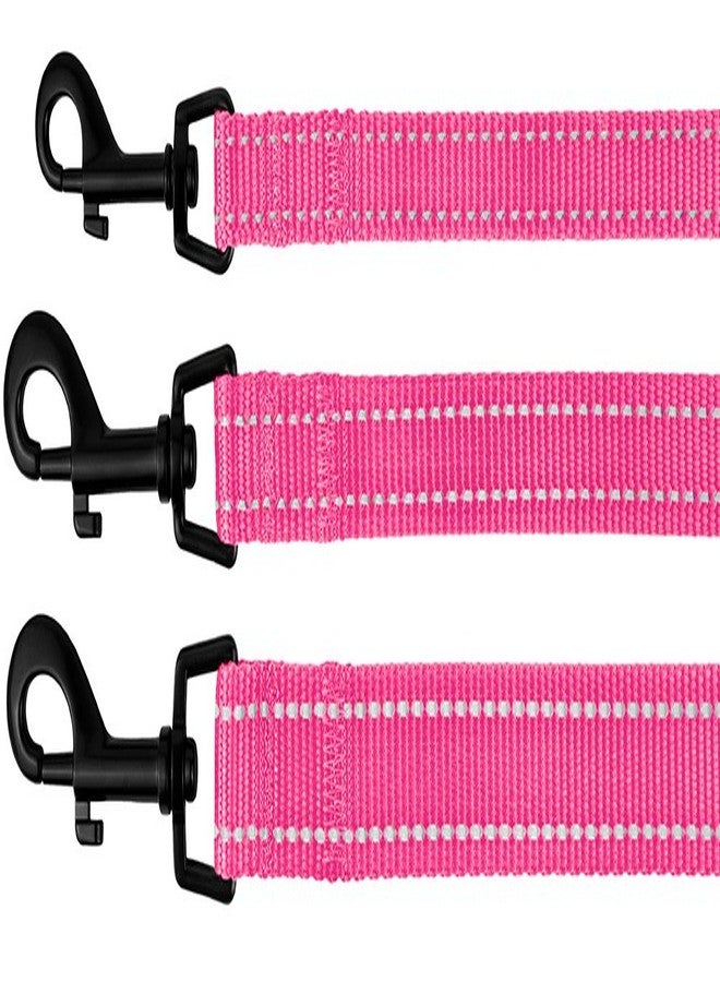 CollarDirect Nylon Dog Leash 5ft for Daily Outdoor Walking Running Training Heavy Duty Reflective Pet Leashes for Large, Medium & Small Dogs (S, Pink) - Image 5