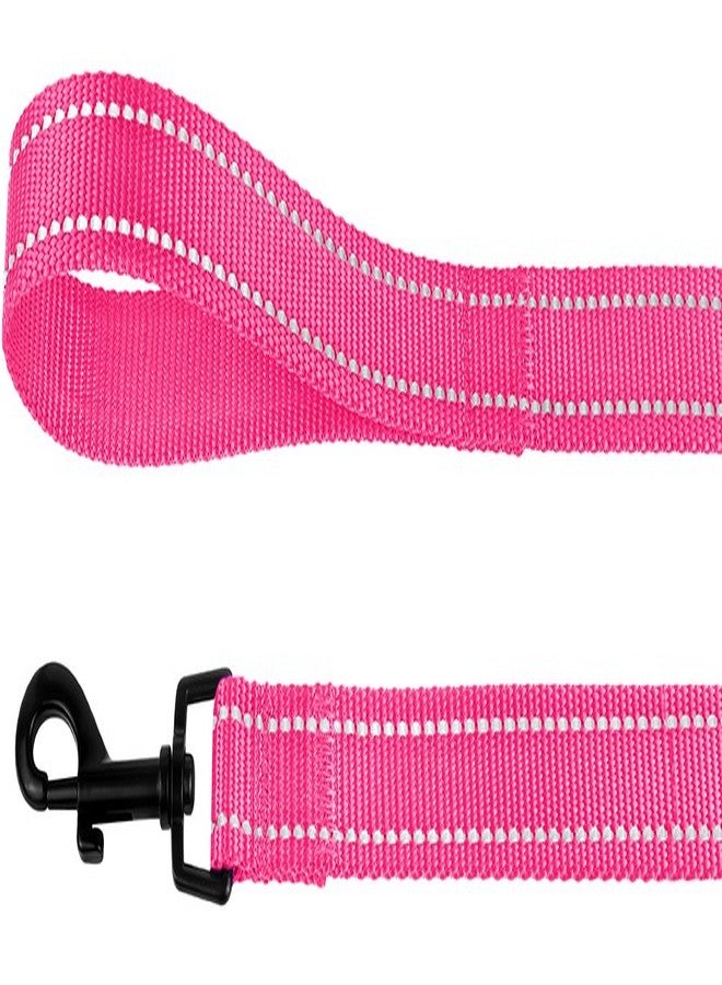 CollarDirect Nylon Dog Leash 5ft for Daily Outdoor Walking Running Training Heavy Duty Reflective Pet Leashes for Large, Medium & Small Dogs (S, Pink) - Image 4