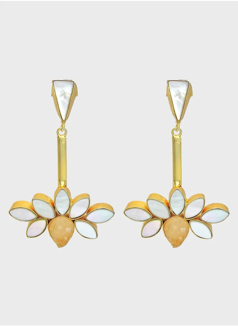 DORI Lydia Embellished Drop Earrings