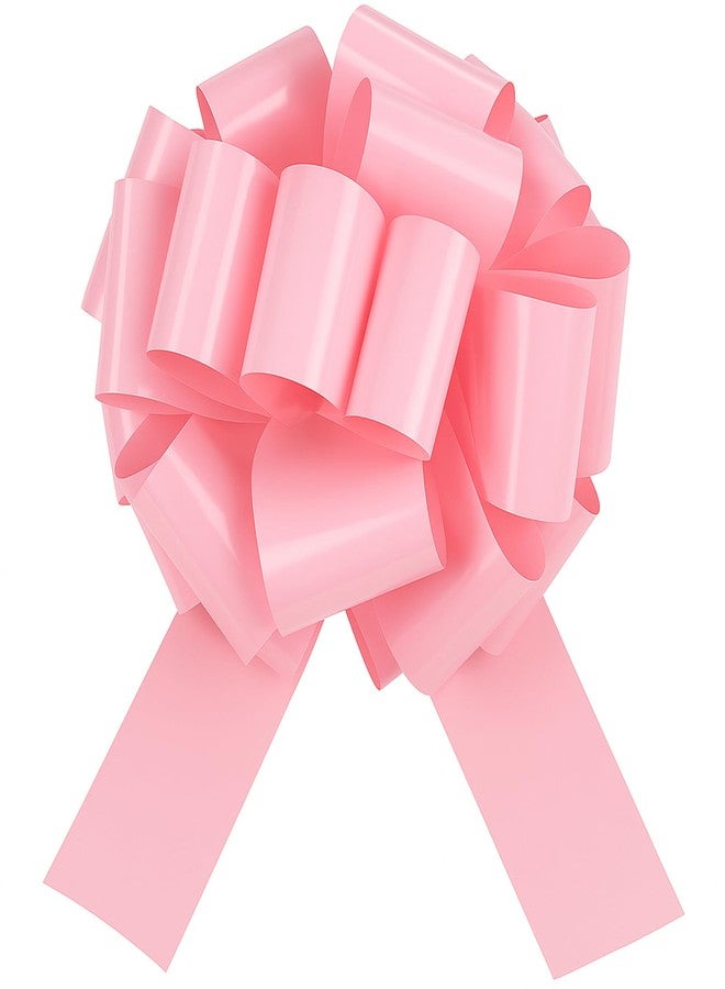 Hollima 16 Inch Big Pink Car Bow, Giant Bow for Cars, Big Present Bows for Christmas Bowknot Happy Birthday Bowknot Huge Car Bikes Bows Wedding Party Decorations - Image 1