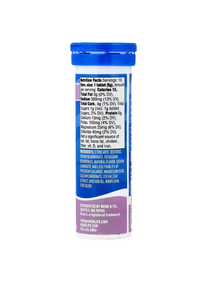 Nuun Sport Hydration Effervescent Electrolyte Drink Grape 10 Tablets - Image 2