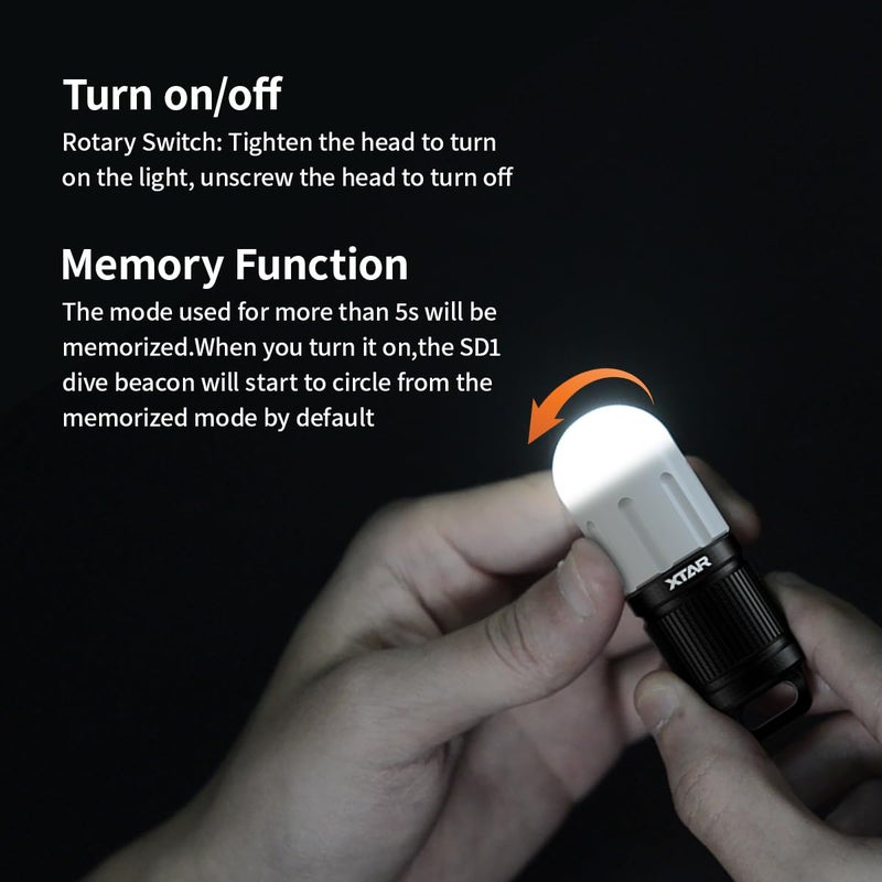 XTAR SD1 Scuba Dive Strobe Beacon - Image 4