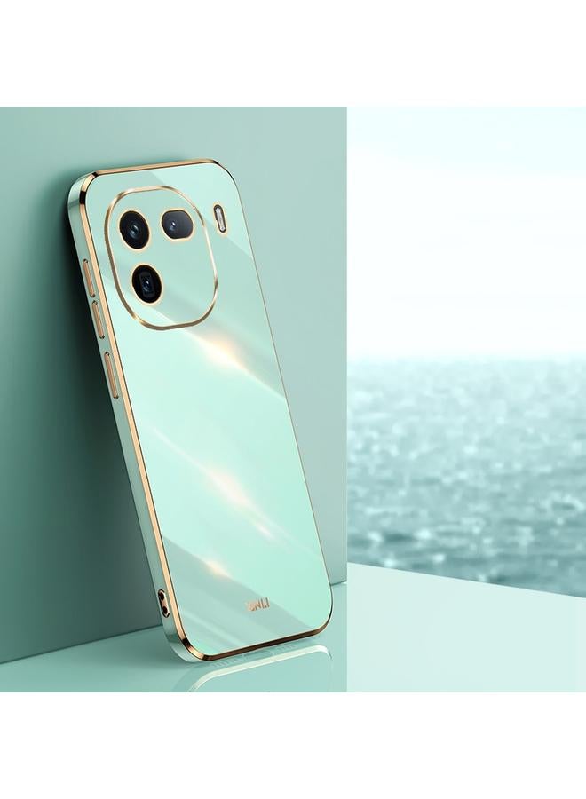 Case For vivo iQOO 12 Pro 5G Straight Edge 6D Electroplate TPU Phone Case