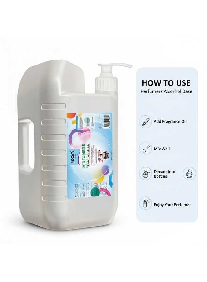 ICAN London Perfumers Alcohol Base 5 Litre | High Purity Ethanol Solvent for DIY Perfume Making | Professional Fragrance Diluent - Image 3