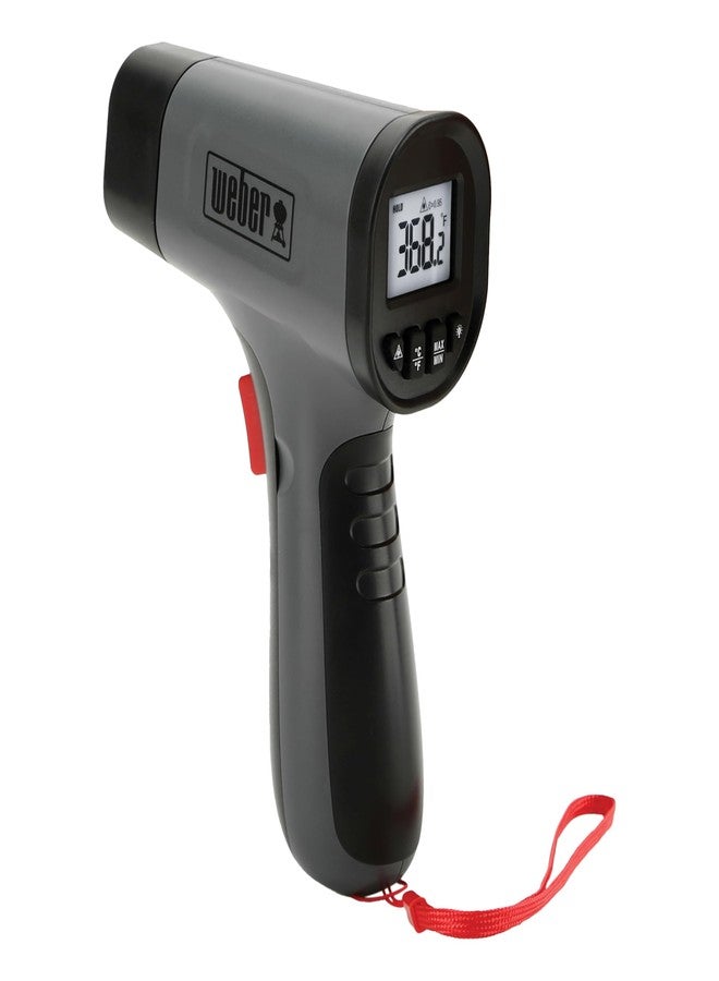 Weber Griddle Infrared Thermometer, Black, Wireless Digital Meat Thermometer for Grilling - Image 1