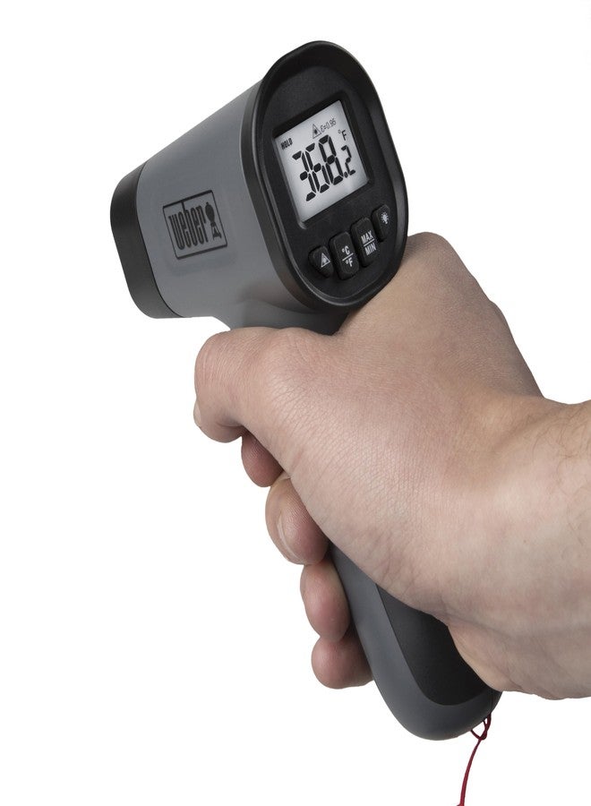 Weber Griddle Infrared Thermometer, Black, Wireless Digital Meat Thermometer for Grilling - Image 3