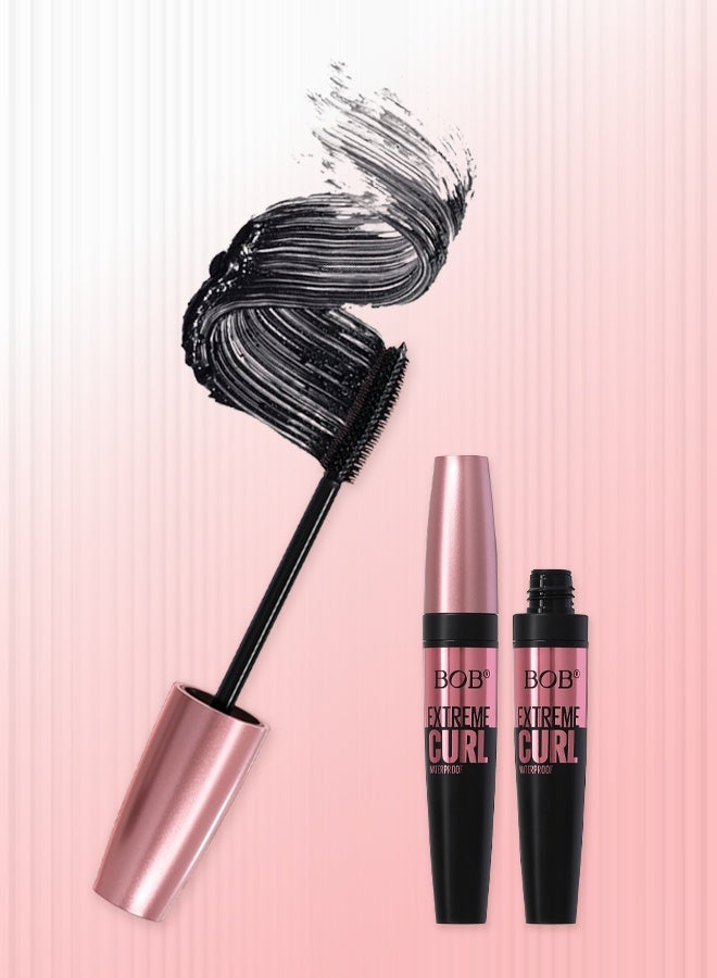 بي أو بي ماسكارا BOB® للتجعيد الفائق ومقاومة للماء – 6 جرام | رفع طويل الأمد بدون تلطخ وتجعيد فائق للرموش - Image 2