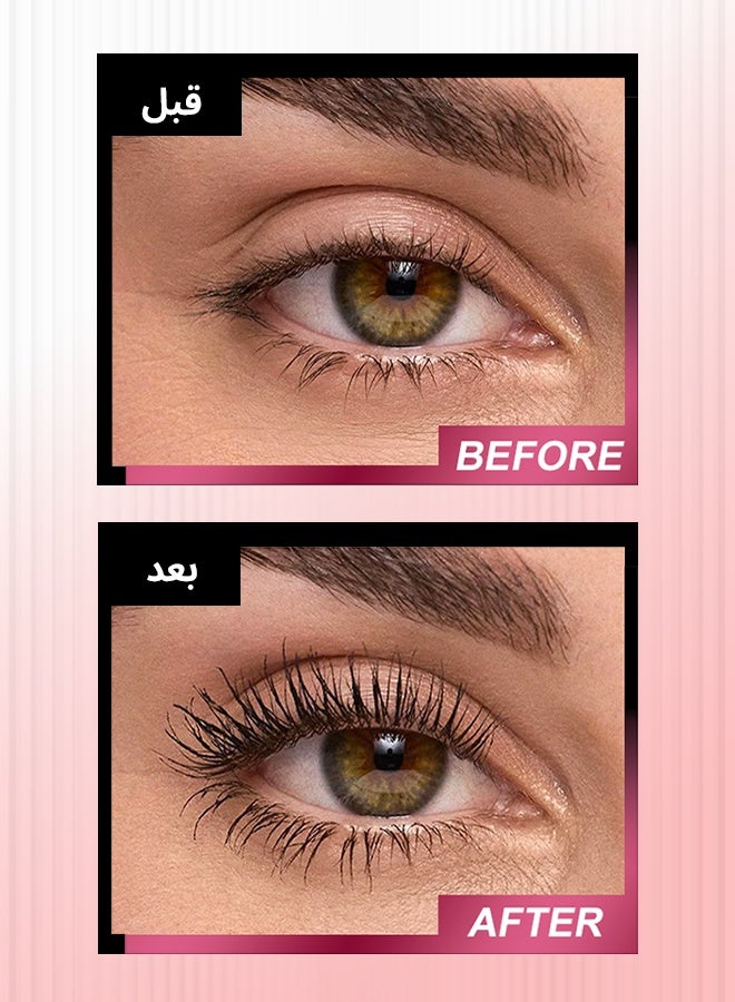 بي أو بي ماسكارا BOB® للتجعيد الفائق ومقاومة للماء – 6 جرام | رفع طويل الأمد بدون تلطخ وتجعيد فائق للرموش - Image 3