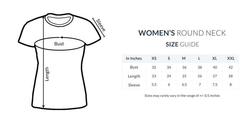 INDISSH Women's Regular Fit Half-Sleeves Themed Graphic Printed Tshirt | Regular Wear T-Shirt for Women's - WRN-YOGINH-NVY-2XL - Image 4