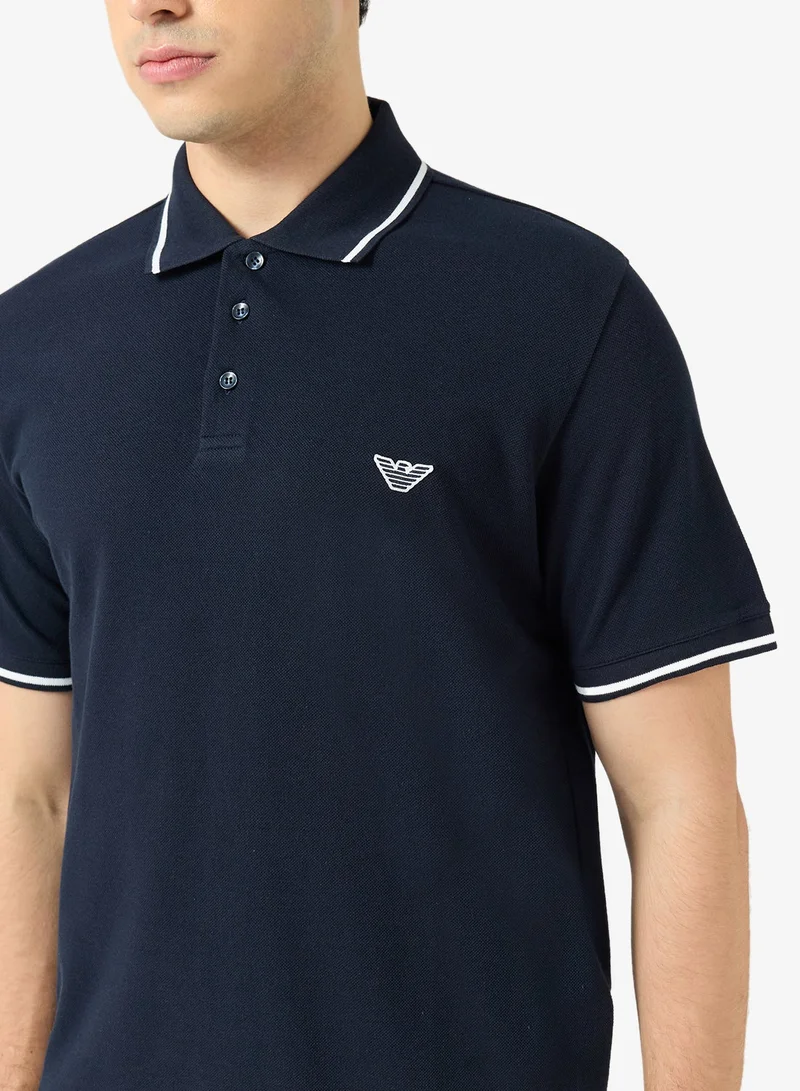 EMPORIO ARMANI  Logo Polo for Men | Best Price UAE
