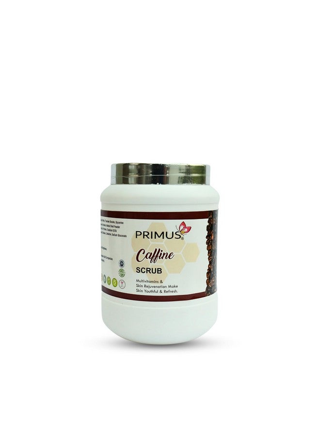 Primus Caffeine Massage Scrub Enriched with Multivitamins | Makes Skin Youthfull & Refreshing | Scrub For Cleansing Pores | 1 kg - Image 3