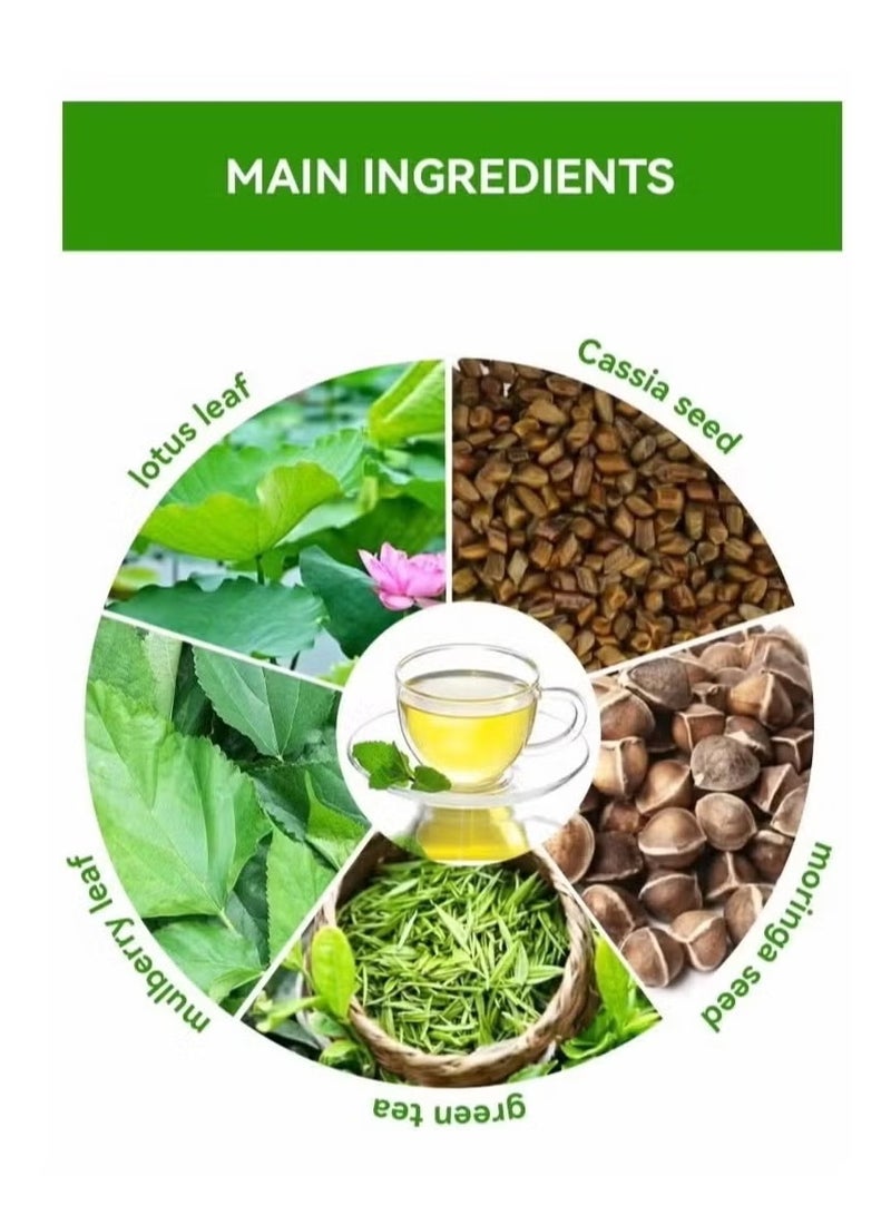 وينز تاون شاي إنقاص الوزن العضوي لمدة 14 يومًا: يعزز هضم الدهون وامتصاصها، ويساعد على حركة الأمعاء، ويدعم صحة المعدة، ويساعد على الهضم، ويقلل من تراكم الدهون في البطن - Image 2