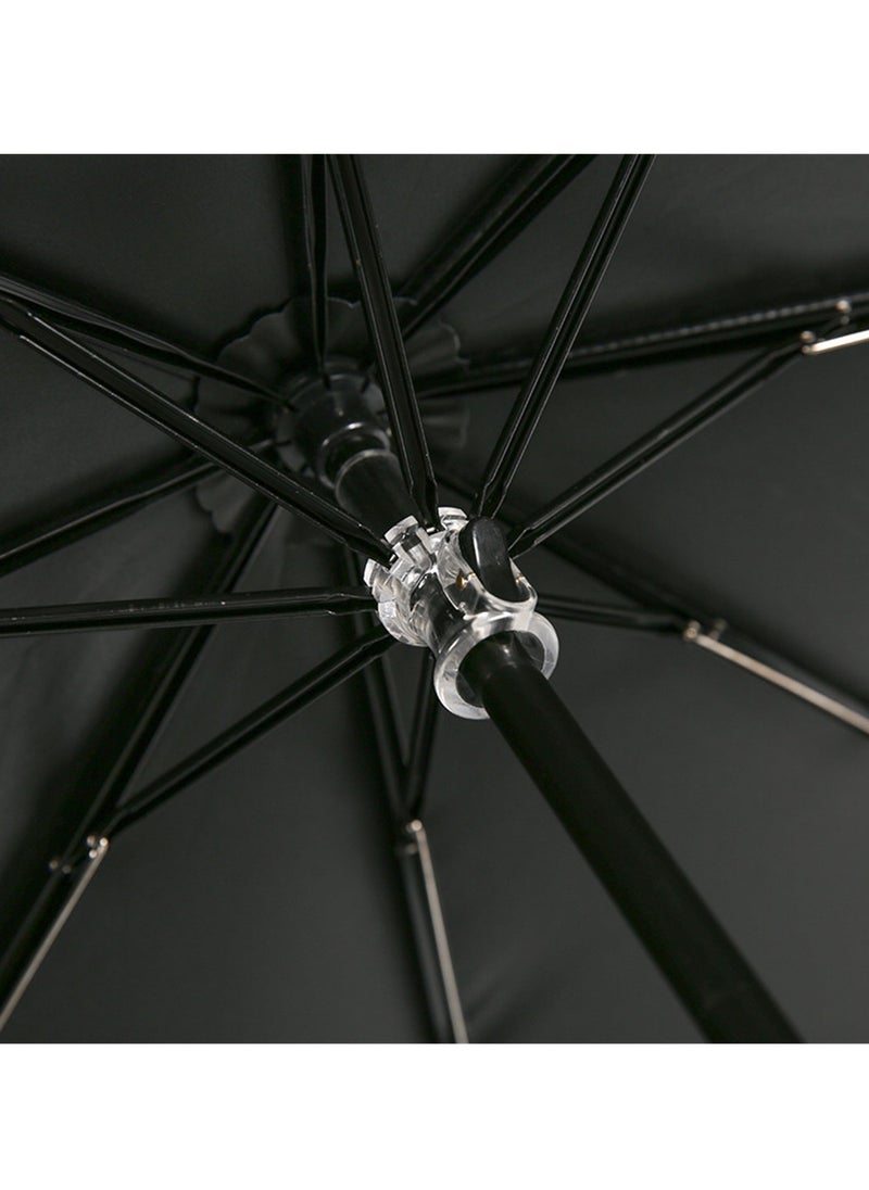 Generic - New creative three-fold automatic katana umbrella handle umbrella sword umbrella black samurai anime rain or shine umbrella - Image 1